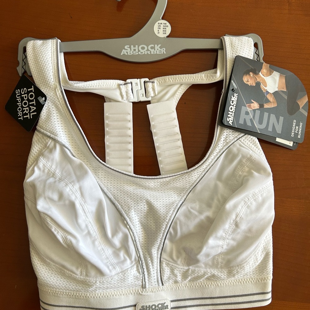 Shock Absorber White Sports Bra